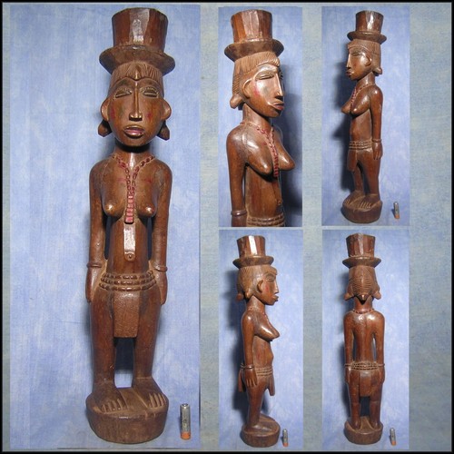 Statue africaine colon senoufo - statue,
