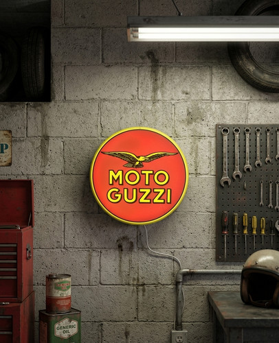 Enseigne moto guzzi vintage - enseigne,