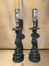 Pique-cierges en bois tourné