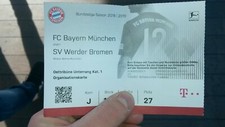 Billet d'occasion collector FC
