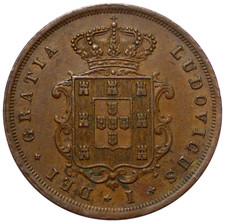 PORTUGAL 10 Reis 1873