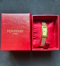 Montre femme plaquée or Fontenay
