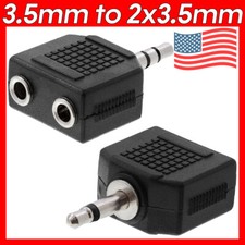 Dual 3.5mm Splitter 3.5mm to 2