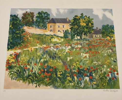 Nicole gourdon lithographie - gourdon,