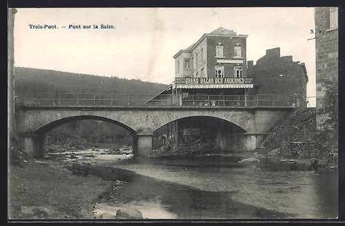 Cpa trois ponts - pont, la
