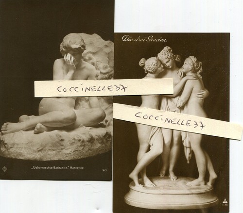 Lot cards nude - 2, sculpture