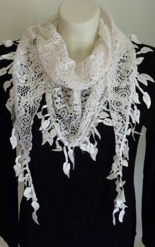 Chèche foulard dentelle - chÈche/foulard,