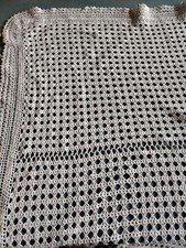 couvre lit ancien au crochet