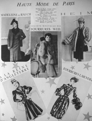 Publicité 1941 fourrures - 1941,