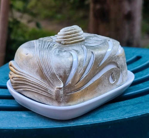 Petit beurrier porcelaine - beurrier,