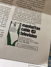 Utility MANHATTAN CABLE