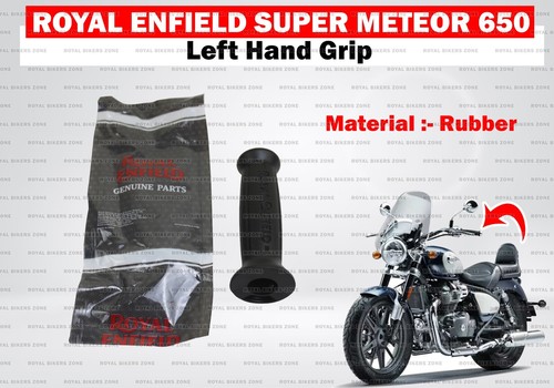 Royal enfield rubber grip - "rubber,