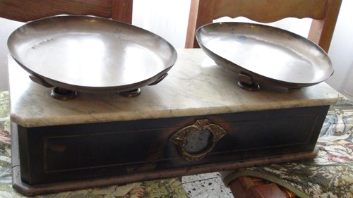 Ancienne balance comptoirr - ancienne,