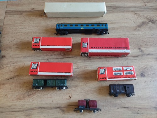 Lot wagons marchandises - de,