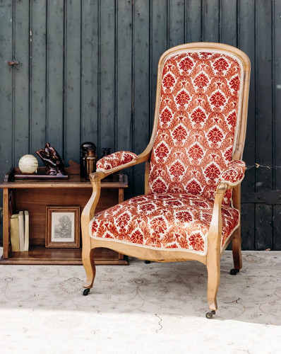Ernest fauteuil bordeaux - fauteuil,