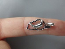 pendentif neuf la Corse argent poinçon 925 et testé, traité Rhodié, 1,28gr 2,3x1