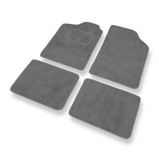 Tapis de sol en velour pour Renault Clio I Hayon (1990-1998) Gris