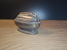 ANCIEN BRIQUET DE TABLE  RONSON EN METAL ARGENTE Sgdg A Saisir 