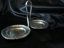 SERVITEUR PORTE CONDIMENT Huilier Vinaigrier pl. argent Silver pl. CHRISTOFLE !