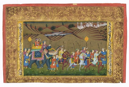 Indien miniature ancien - indien,