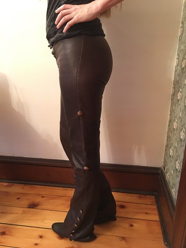 Deerskin leather pants - deerskin, w/