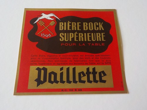 Etiquette biere brasserie l - biere,