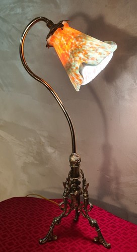 élégante lampe bronze