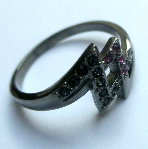 Bague vintage couleur argent - couleur,