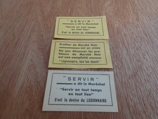 1941 Lot 3 Tickets Bons Servir