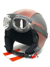 Casque Vintage En Cuir