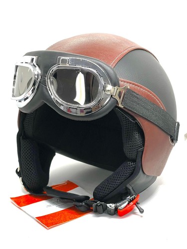 Casque vintage cuir - vintage,