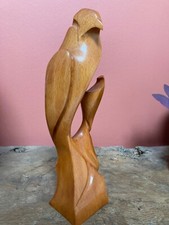 belle sculpture bois oiseau