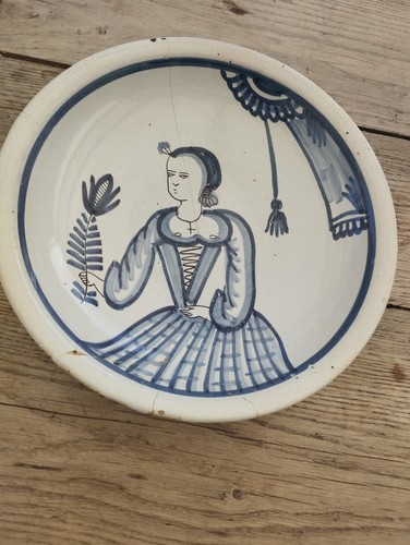 Plat faience delft a - en, de