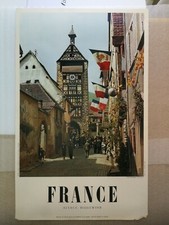 Affiche ancienne Alsace année