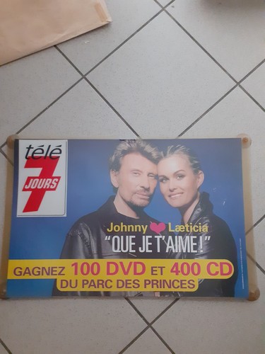 Johnny hallyday plv recto - hallyday,