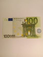 Billet de 100 euros 2002 Série X Mario DRAGHI imprimeur R010