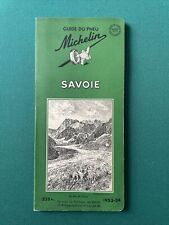 guide vert michelin ancien Savoie 1953-1954 
