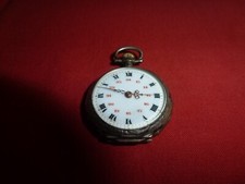 BELLE MONTRE A GOUSSET FEMME EN ARGENT ET VERMEIL