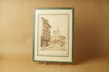 gravure litho sous verre