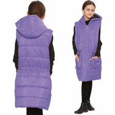 Gilet Long Oversize Lilas