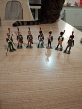 Lot 11 De 7 Soldats Starlux Premier Empire Plastique.  Très Bon État.