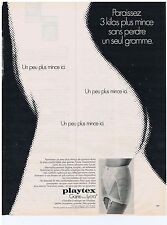 PUBLICITE ADVERTISING 104 1969 PLAYTEX gaine avec Lycra