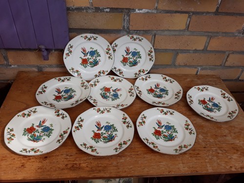 Lot assiettes dessert - 9,