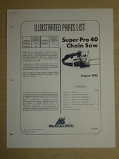 1975 McCULLOCH  SUPER PRO 40