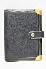 Louis Vuitton, Couverture Agenda en cuir bleu marine , ligne Suhali 