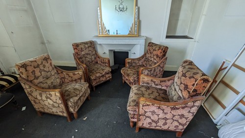Quatre fauteuils 1930 - quatre,