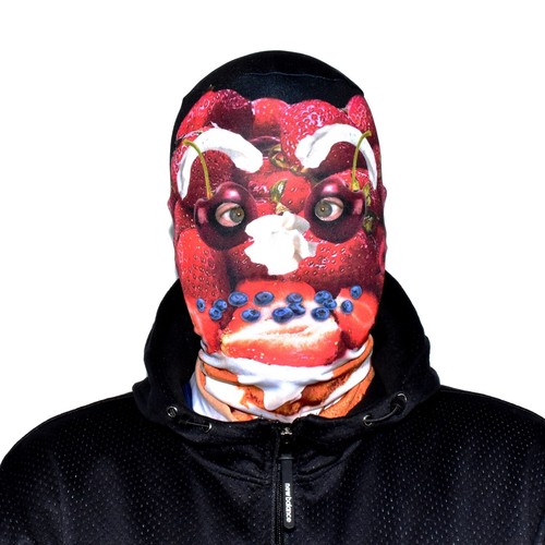 Masque halloween tissu - d'halloween, en