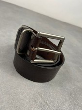 Ceinture cuir marron foncé