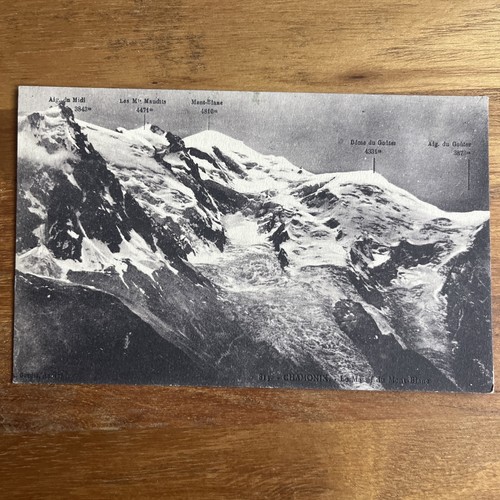 Postcard cpa chamonix le - postcard,