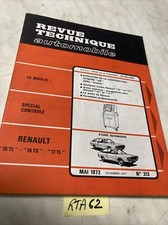Renault 15 R15 TL TS 17 R17 TL Revue Technique Automobile RTA R15TL R15TS R17TL